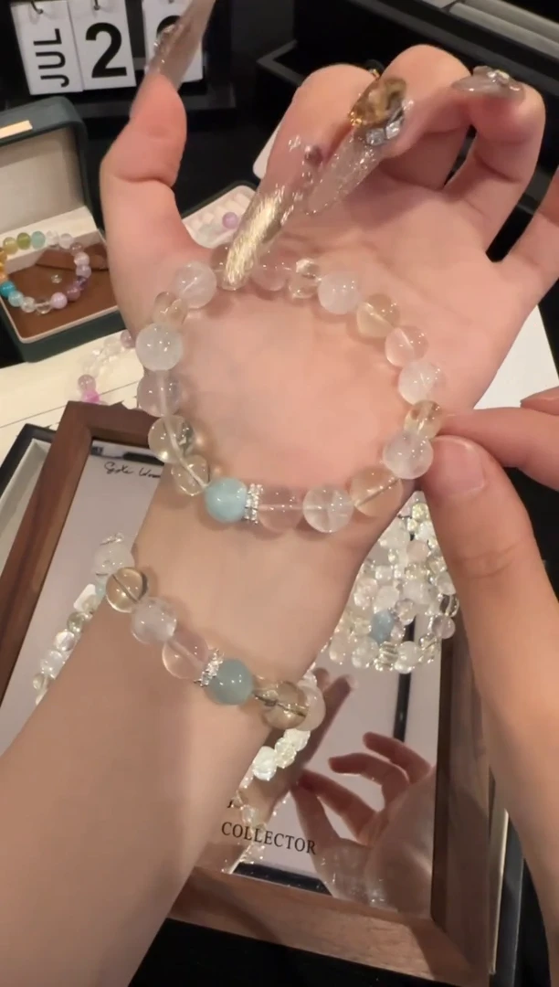 水晶手链合金冰淇淋多宝x2160