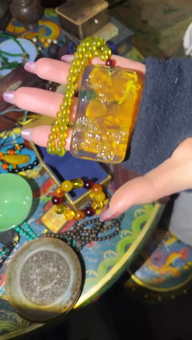 【闪购商品】琥珀颈饰未镶嵌42咚咚咚咚咚咚咚咚