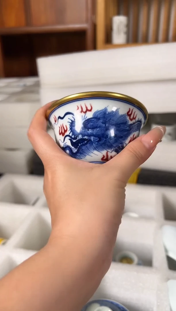瓷片景德镇瓷器茶器茶杯