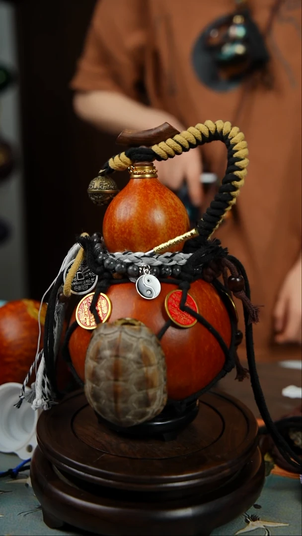 179号800ml左右非遗大漆酒葫芦