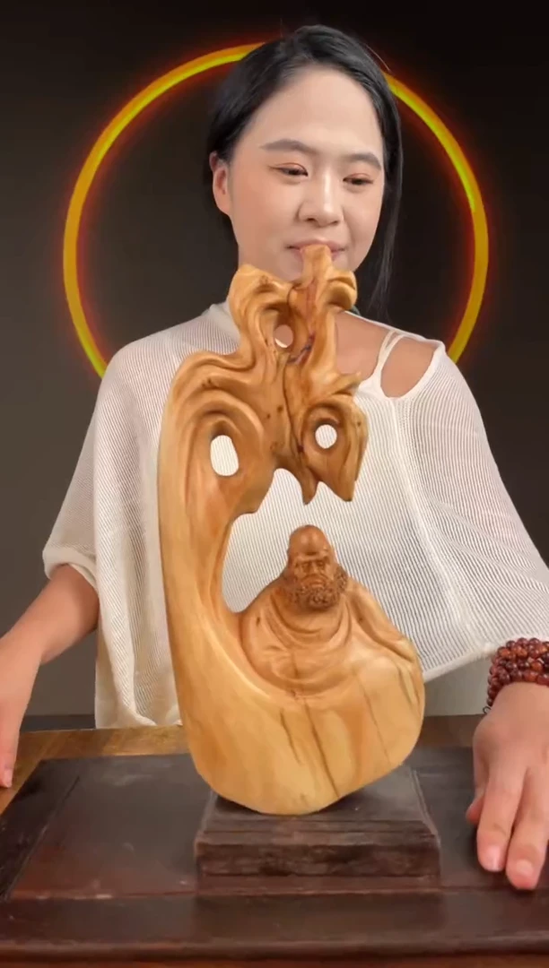 柏木（崖柏）手工摆件,先抢先得! 编号:172