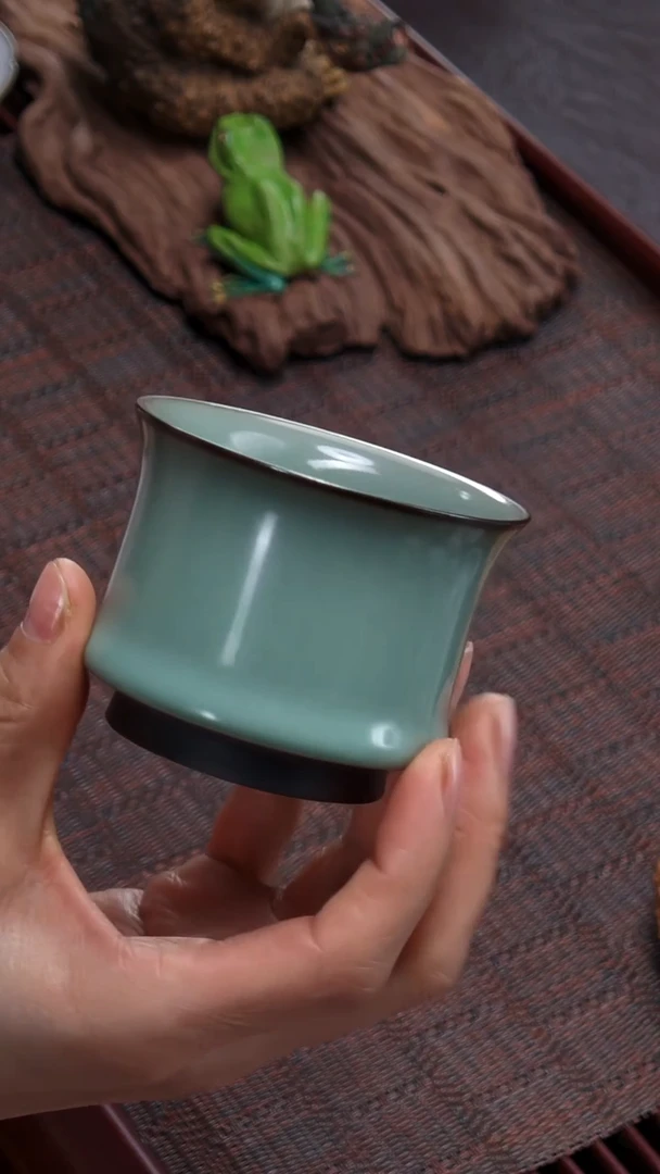 【闪购商品】紫砂茶杯九序《马蹄铁足杯》（无款）