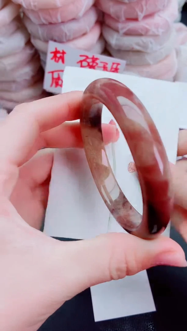 【闪购商品】石英质玉手镯未镶嵌k130-63-64