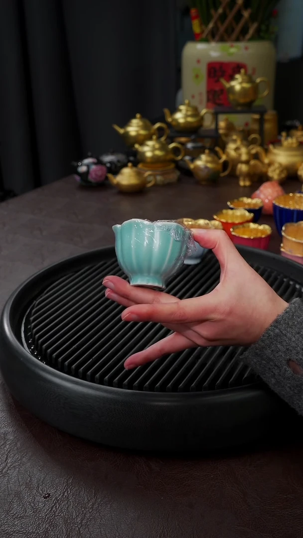 【闪购商品】杯【宜景窑天水碧】洛神樱花