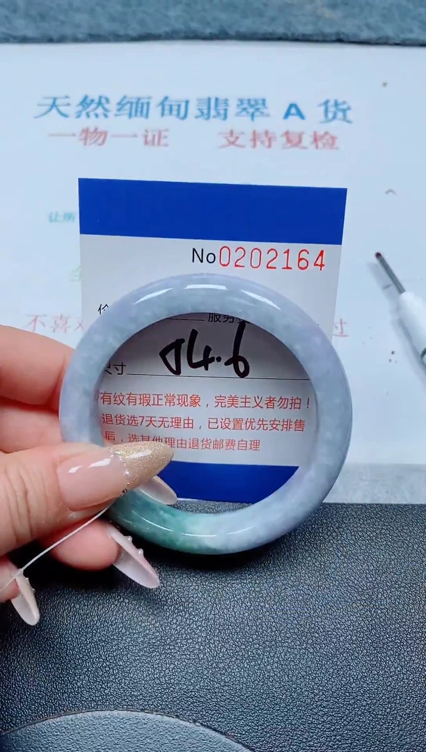 未镶嵌手镯翡翠A货手镯02164