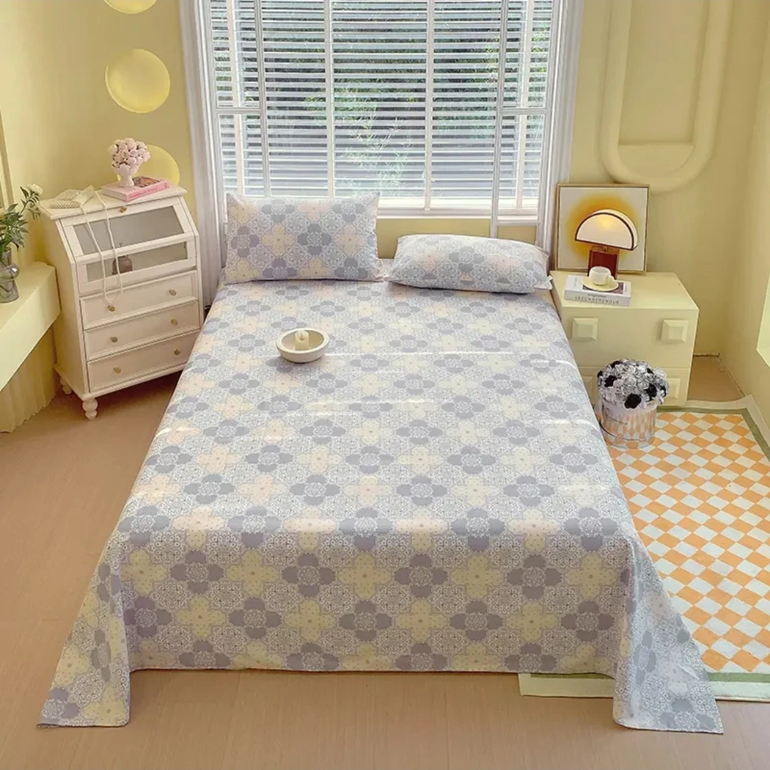 （295）纯棉粗布床单2.45*2.3米（+－5公分）【适用于1.8床】啊莲娜