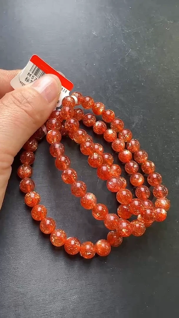 未镶嵌手串日光石金太阳手串7m+多样性发一 M57502X