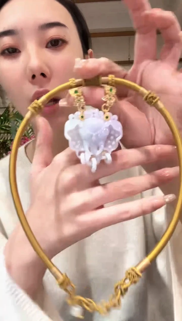 【闪购商品】翡翠颈饰未镶嵌国风