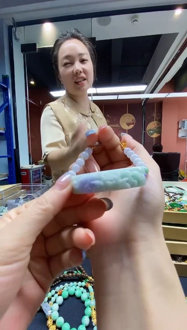 颈饰未镶嵌翡翠翡翠手串