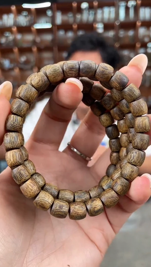 【闪购商品】沉香手串10号老料国香绿奇楠多样性发一条