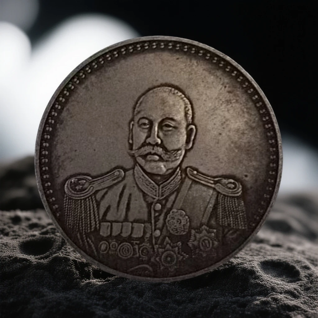 1048【甄藏】精选手工复制仿古铜银复古纪念工艺摆件