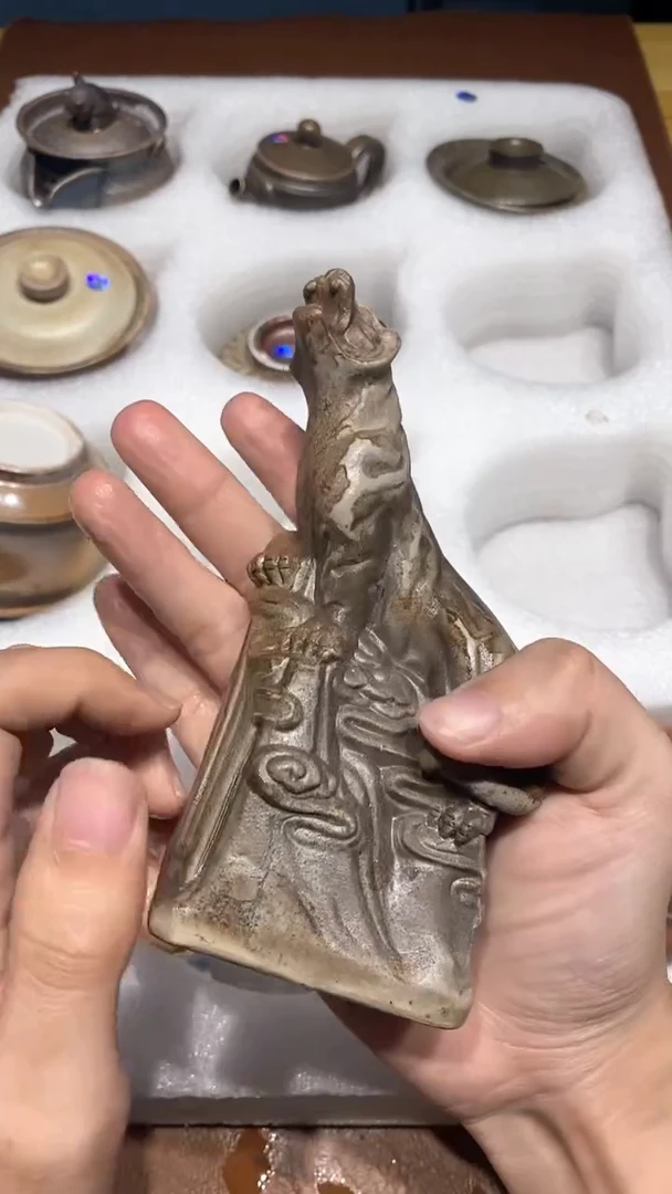 奢瓷/瑞寅柴烧茶器（茶宠）542 微瑕