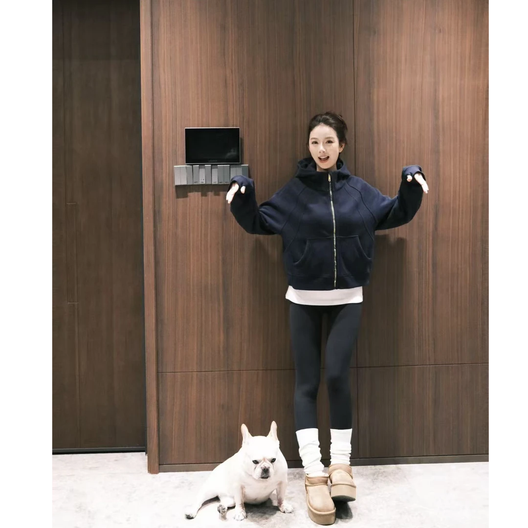 【痘痘私服】|【金标系列】Lu家S*UBA抓绒藏青色拉链卫衣（同源面料）