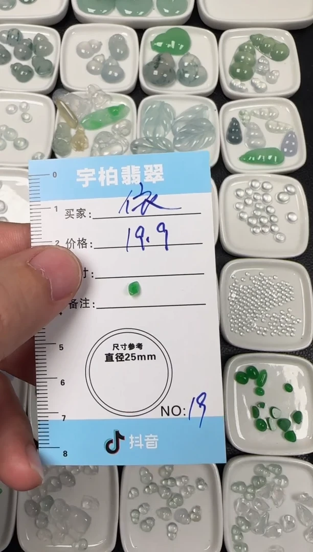 未镶嵌定制翡翠依**伴天然A货翡翠+蛋面19