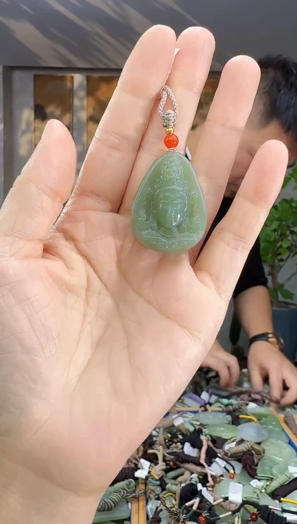 未镶嵌和田玉挂件拍一发一