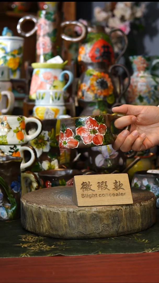 陶瓷130景德镇手工手绘釉下彩