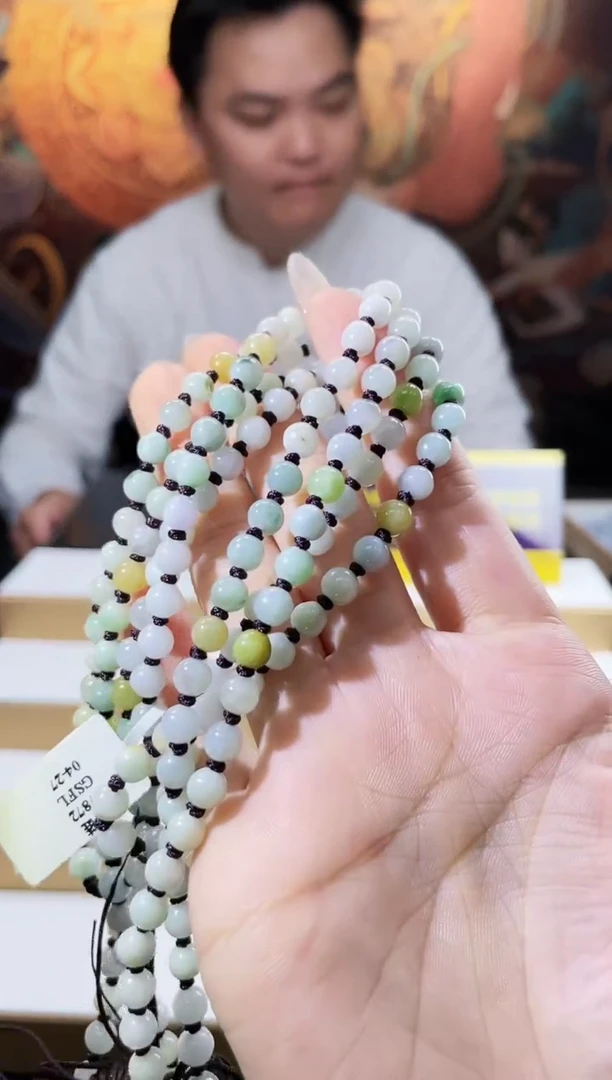 翡翠未镶嵌颈饰多样性发其一珠链13