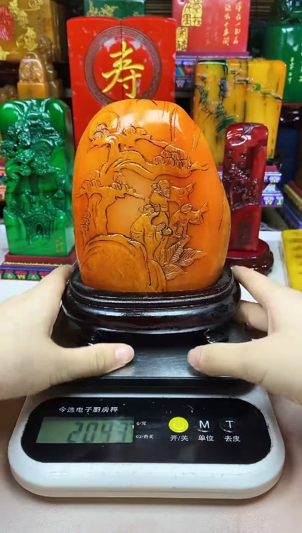 寿山石印石纯天然篆刻石料