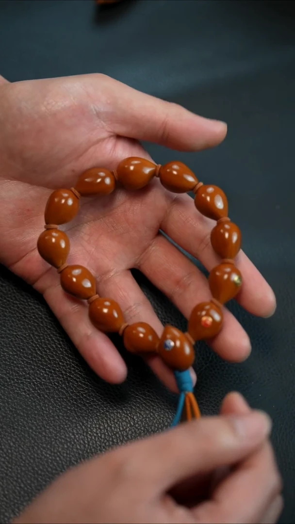 手串/手链橄榄核沐光--1.5精抛老油核三标款