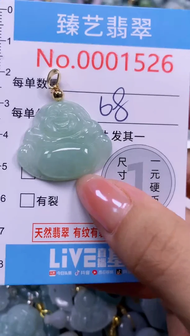 颈饰未镶嵌翡翠1526