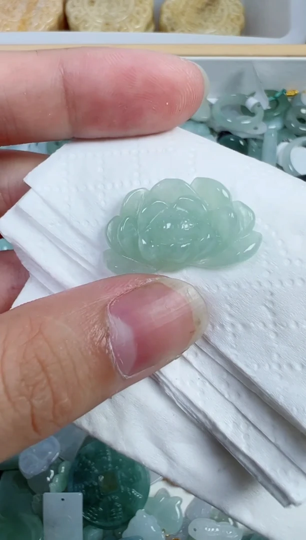 散珠翡翠683号链接，A货翡翠