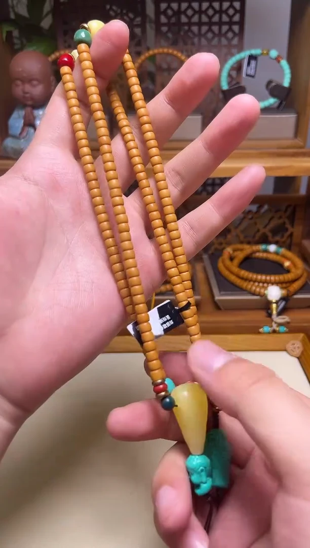 橄榄核手串/手链5.5清水核尖满配脖挂