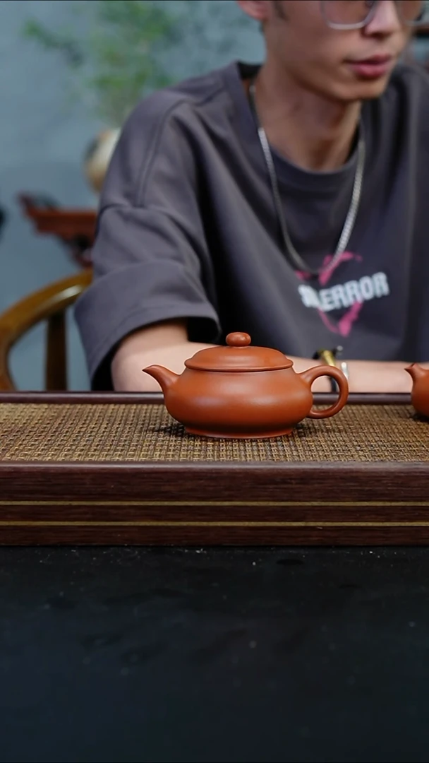 茶壶紫砂朱泥明炉