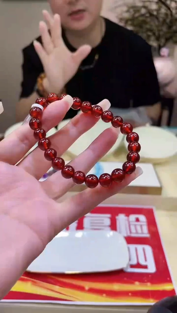 未镶嵌手链石榴石@@LJ30807022