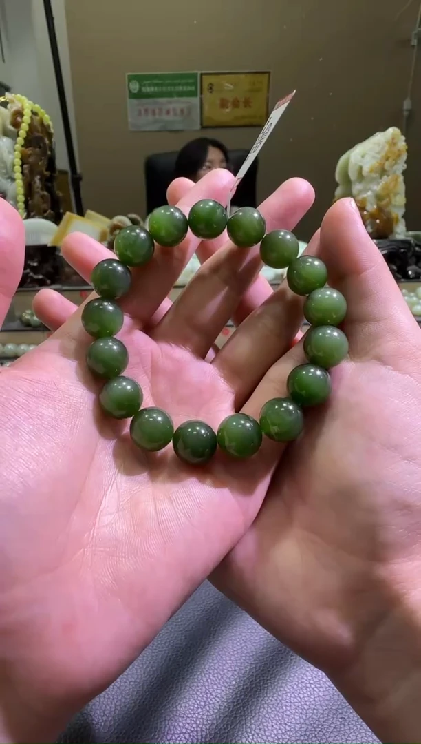 未镶嵌手串和田玉碧玉手串（产地直发）