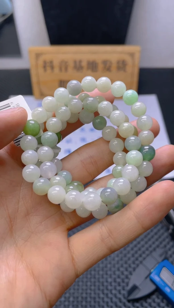 未镶嵌定制翡翠珠串