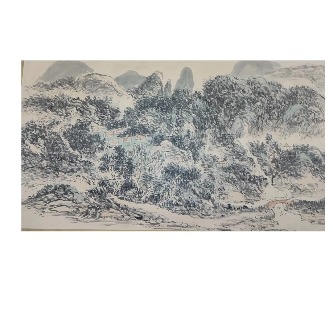 黄老款   山水画片100*200约18平尺