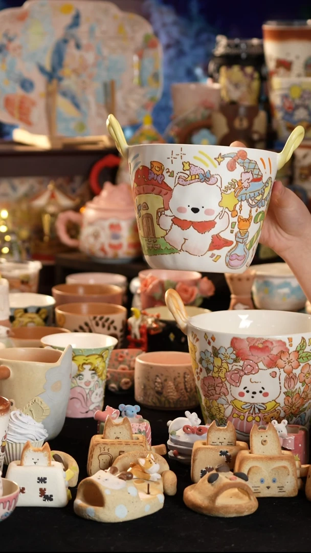 其他陶景德镇釉下彩手绘设计师款陶瓷