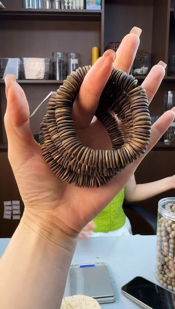 手串沉香1214片珠张勺子单圈多样性发一