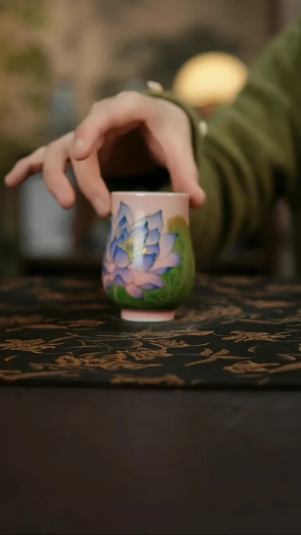 景德镇陶瓷杯碗柴烧多人