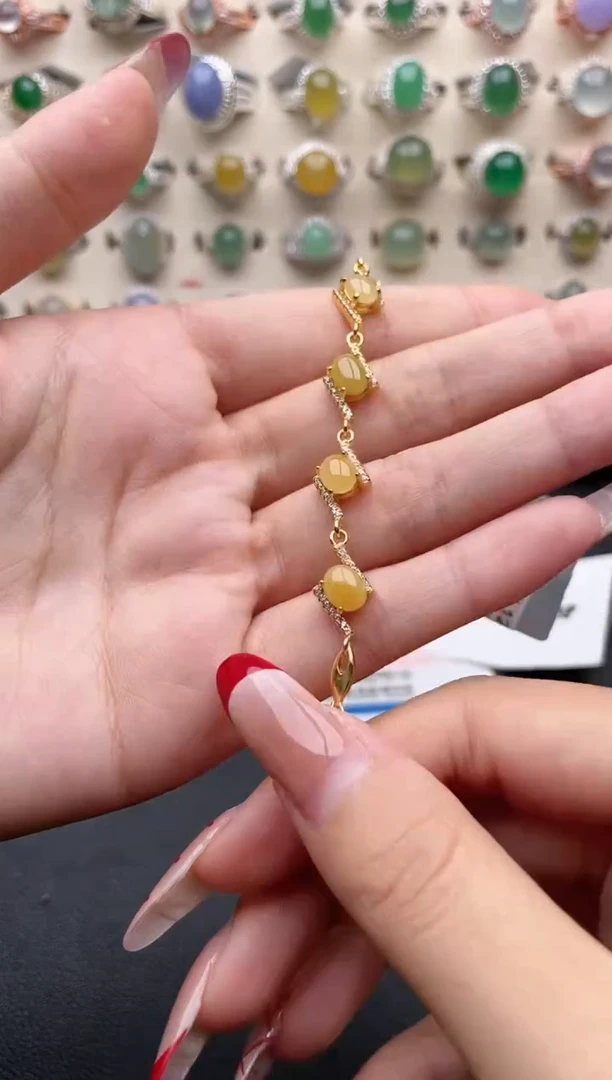 【闪购商品】翡翠戒指银S925镶嵌一物一证一礼盒