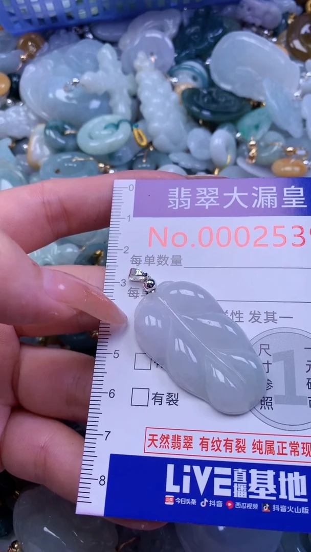 翡翠未镶嵌吊坠(不含链)2539