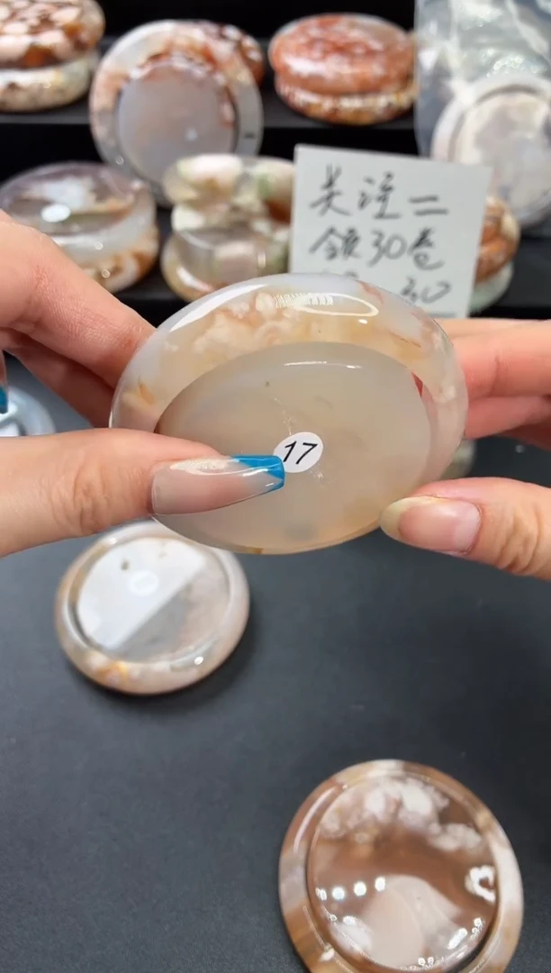 手镯玛瑙/玉髓未镶嵌石英质玉56圈55/56带(赠送镯心)