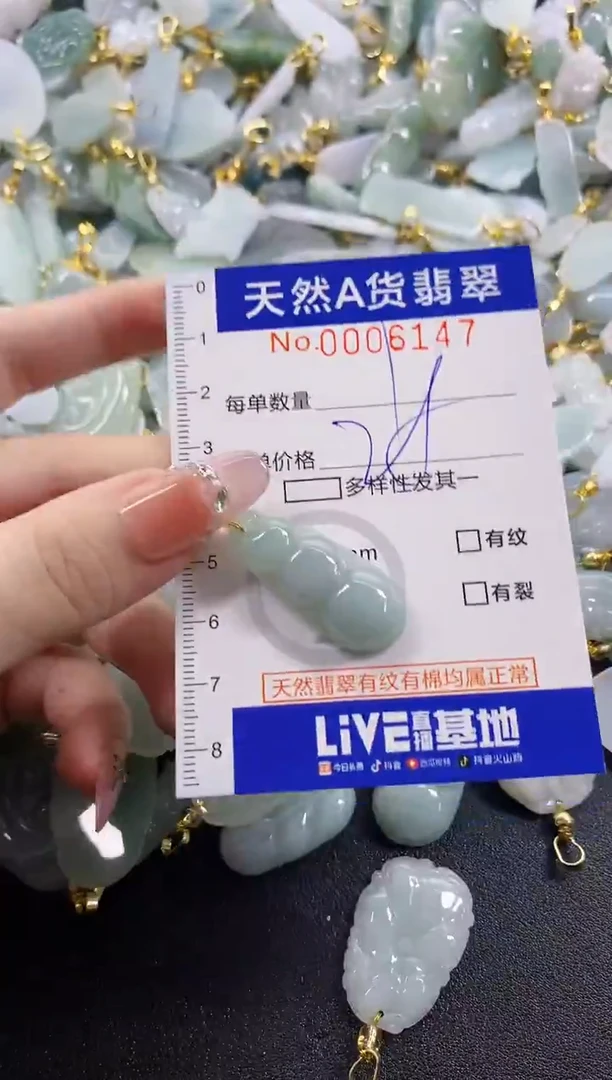 颈饰未镶嵌翡翠天然A货翡翠