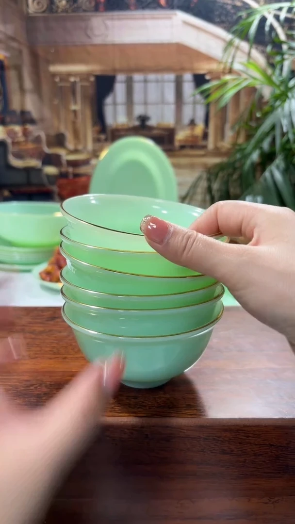 【闪购商品】... 4.5英寸玉瓷碗6个口径11.5厘米