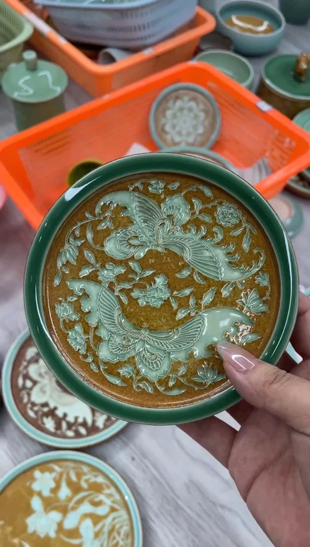 纯手工 小号  慧仙青瓷 龙泉青瓷大促