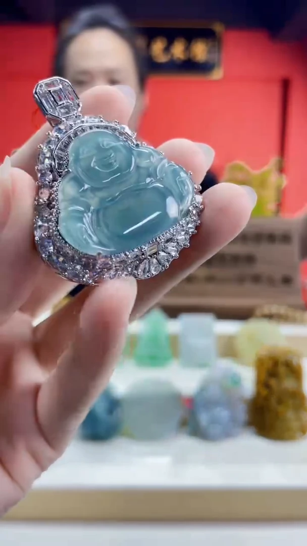 定制翡翠未镶嵌毛货翡翠LL089