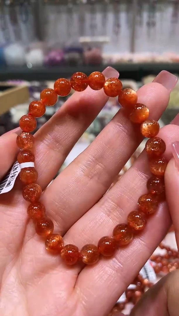 未镶嵌手链长石多样性发其一金太阳7+