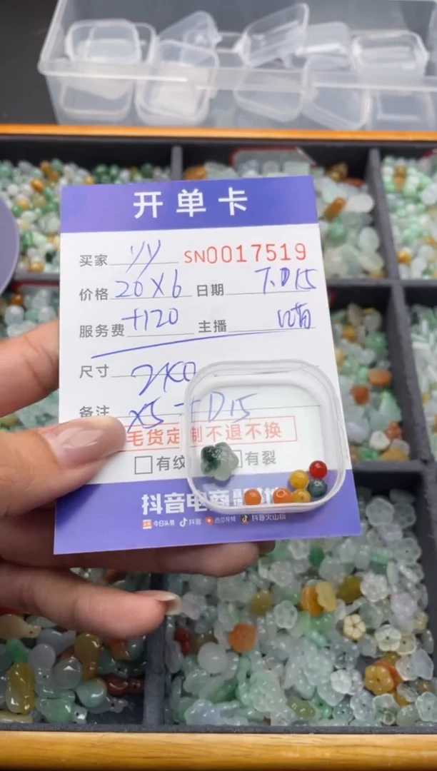 翡翠未镶嵌颈饰y*00017519