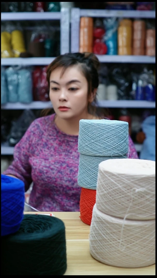 羊绒欢姐手编线B969