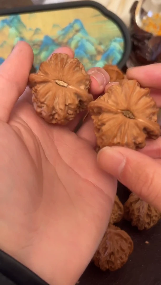 把件文玩核桃41白狮子