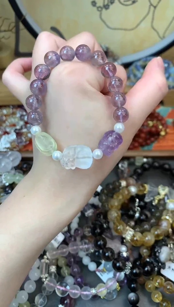 【闪购商品】紫晶手链未镶嵌382手串