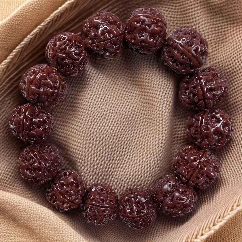 2.0 玉化金刚素圈手串【525】