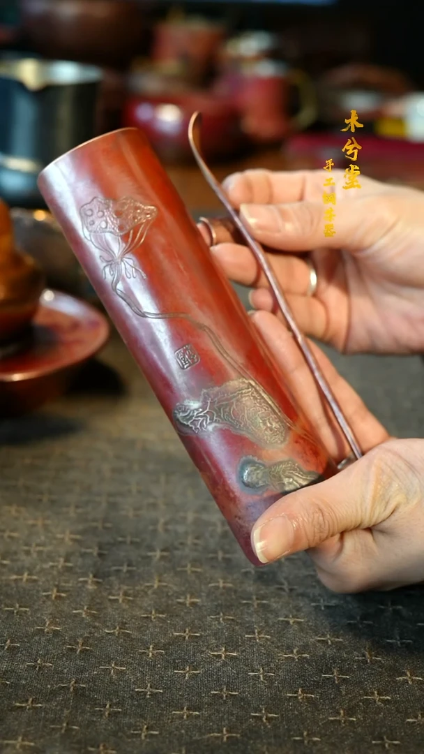 【闪购商品】融银茶则三件套铜