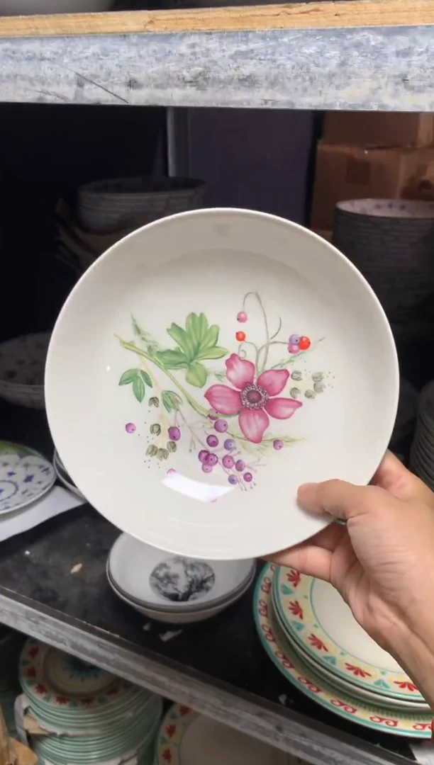瓷陶瓷原单CC143餐具1个