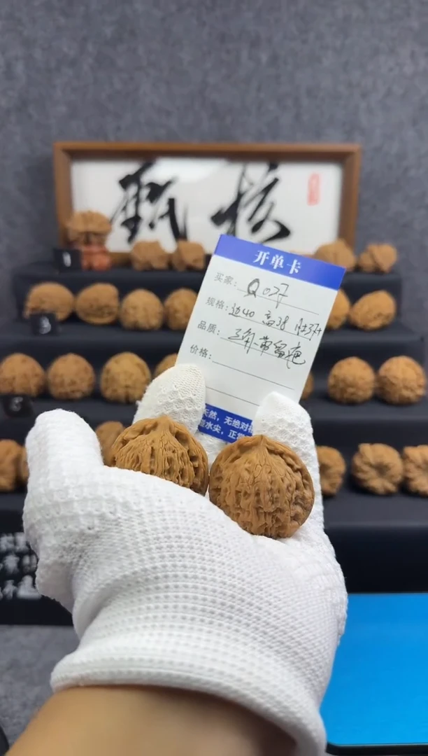 把件文玩核桃Q27涿鹿一代南疆石40+三角瘤疤